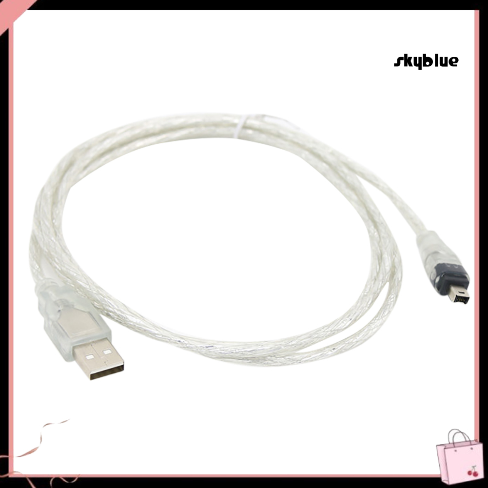 Dây Cáp Chuyển Đổi 1.5m Usb Sang Ieee 1394 Firewire 4 Pin Cho Iphone