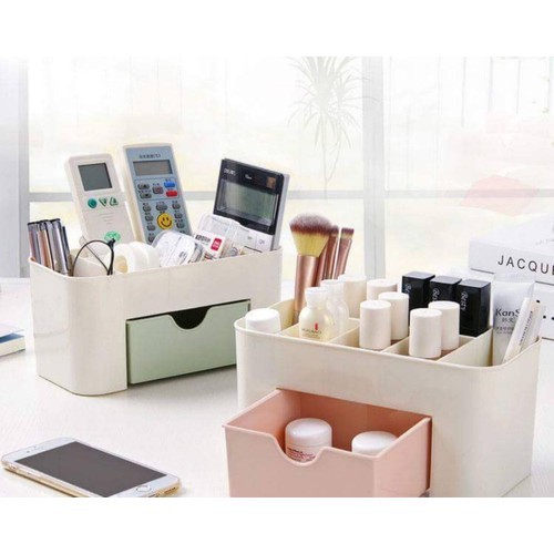 Kệ Đựng Mỹ Phẩm, Hộp Đồ Trang Điểm Mini Tiện Dụng Đa Năng Có Ngăn Kéo