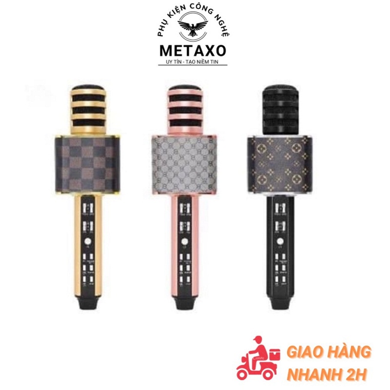 [Mã ELHACE giảm 4% đơn 300K] Mic hát Karaoke Bluetooth SD18, mic không dây mini, có sạc pin dung lượng 1500mAh