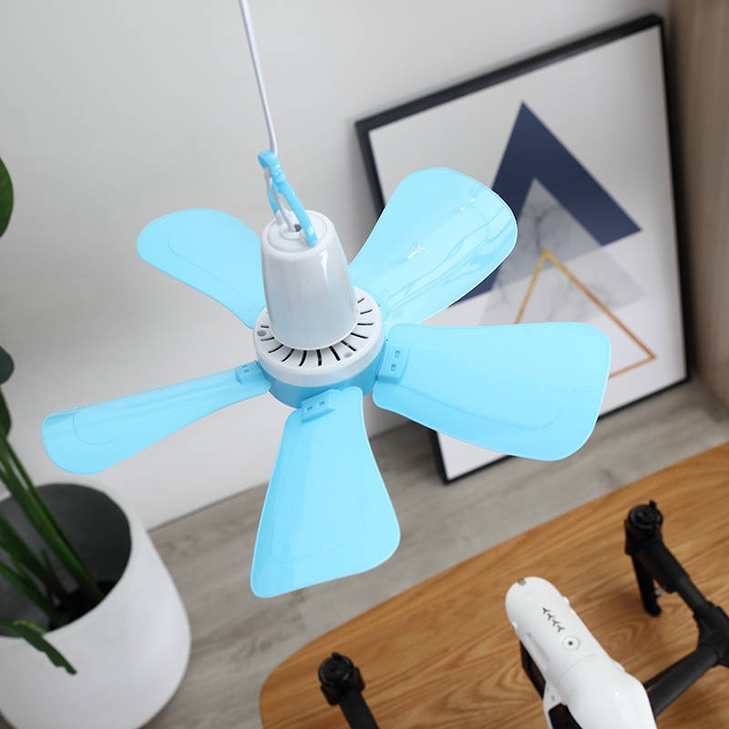 Quạt Muỗi Net Quạt trần nhỏ Ký túc xá điện nhỏ Quạt Mute Mini Home Giường ngủ Quạt gió lớn