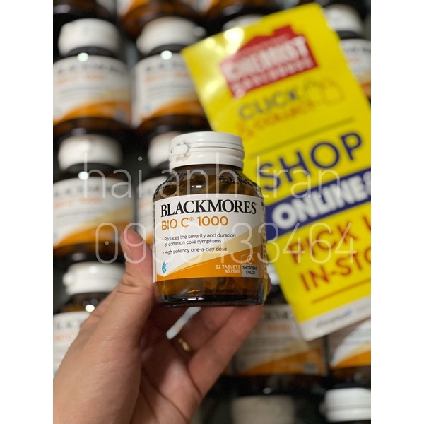 Viên Uống Vitamin C Blackmores Bio C 1000mg [150/62v]