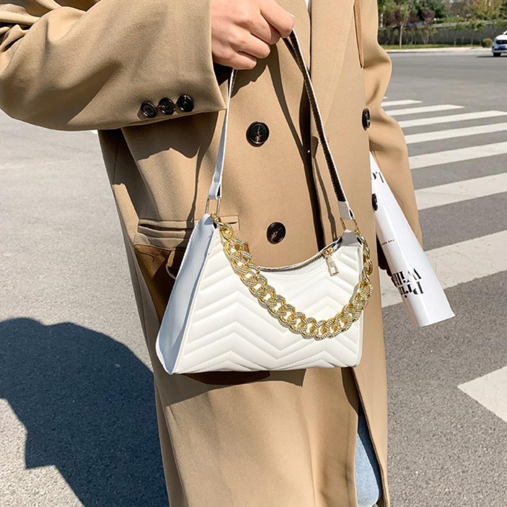 Túi Xách Nữ Đẹp Kẹp Nách Đeo Vai Dây Xích Quảng Châu Hara Túi Xách  HARA Túi Xách