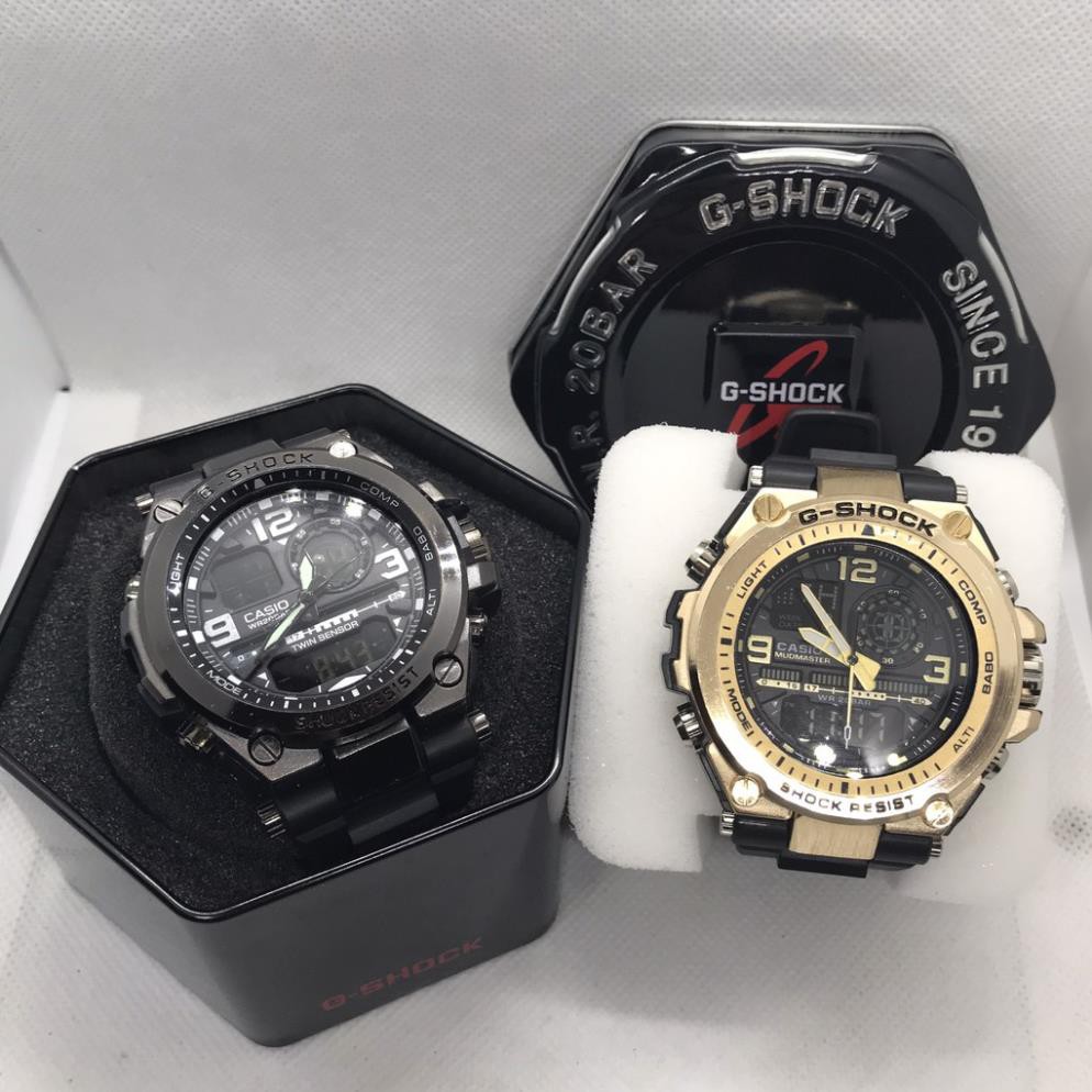 Đồng hồ nam CASIO G-SHOCK MTG S1000 Original _ Kim-điện tử_Chống nước 5ATM_Viền Thép không gỉ, Bảo hành 9 tháng