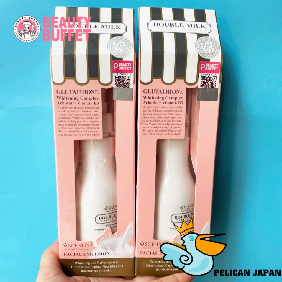 BEAUTY BUFFET SỮA DƯỠNG DA MẶT CHIẾT XUẤT TỪ SỮA BÒ SCENTIO DOUBLE MILK 150ML