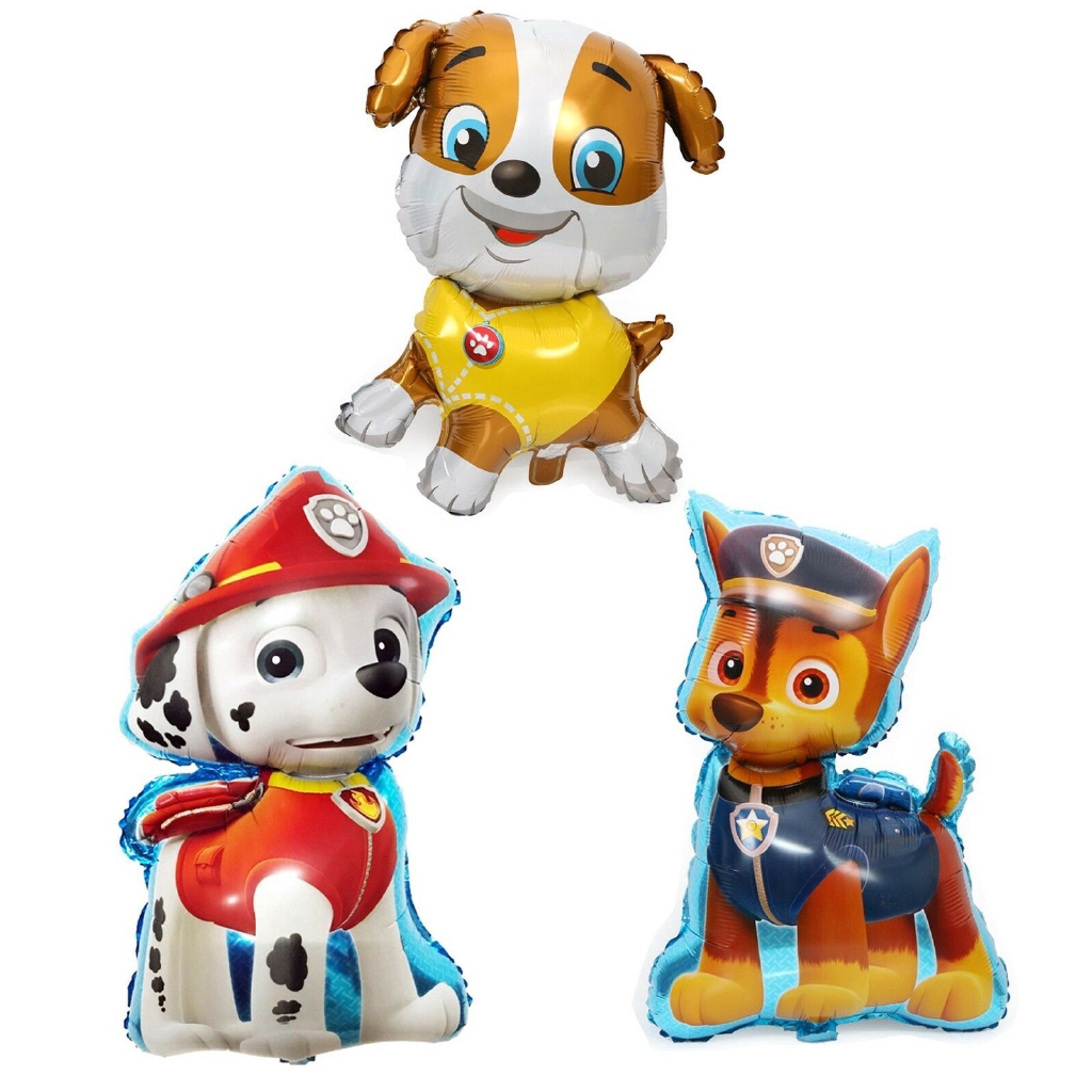 Bong bóng lá nhôm hình Paw Patrol 18 inch trang trí tiệc sinh nhật cho bé