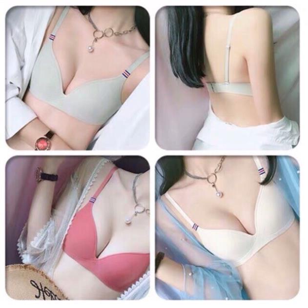 [Giá sỉ] Áo Lót Đúc Xước Không Gọng Không Đường May Đệm Mỏng Thông Hơi Thoáng Khí 588
