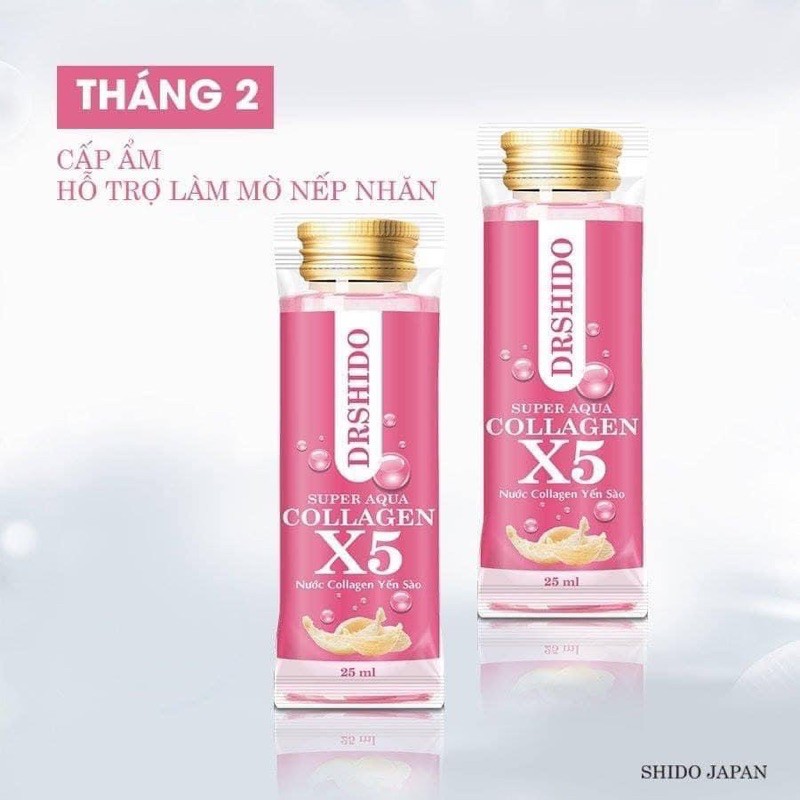 Collagen Yến Sào Nhật Bản Super Aqua Collagen X5