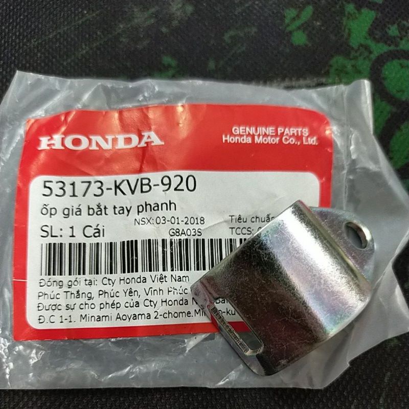 Kẹp bắt cùm thắng trái + Ốc ( Bán lẻ ) Honda Air Blade