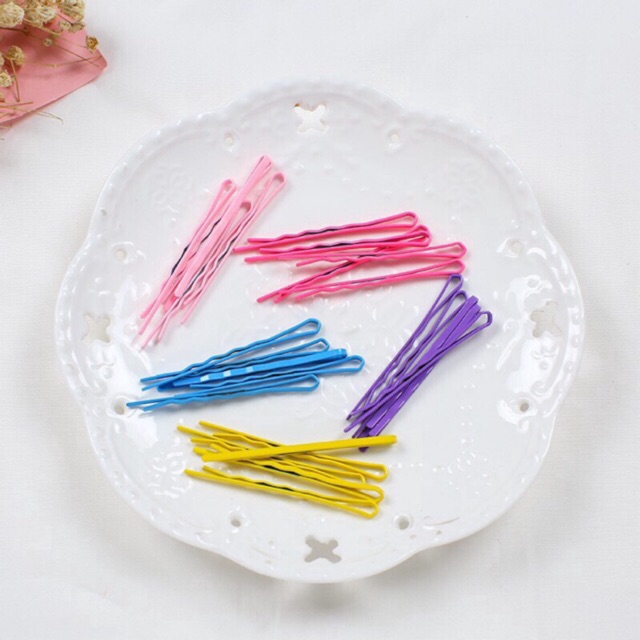 Kẹp Tóc Que Tăm Nhiều Màu (Set 5 Cái)