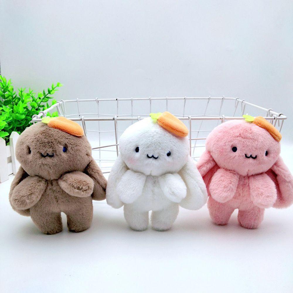 LANFY Móc Khóa Hình Thỏ Nhồi Bông Dễ Thương Cho Bé