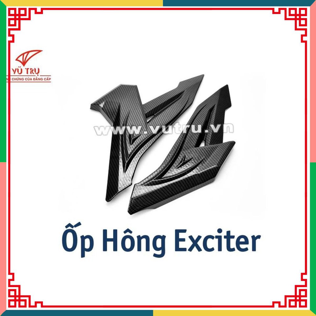 Ốp sườn  CARBON xe Exciter 150 hàng chuẩn loại 1