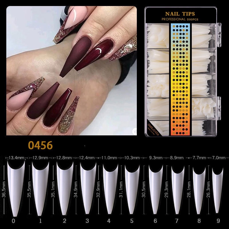 Set 500 Miếng Dán Nhám Không Để Lại Dấu Dùng Để Trang Trí Móng Tay Misscheering