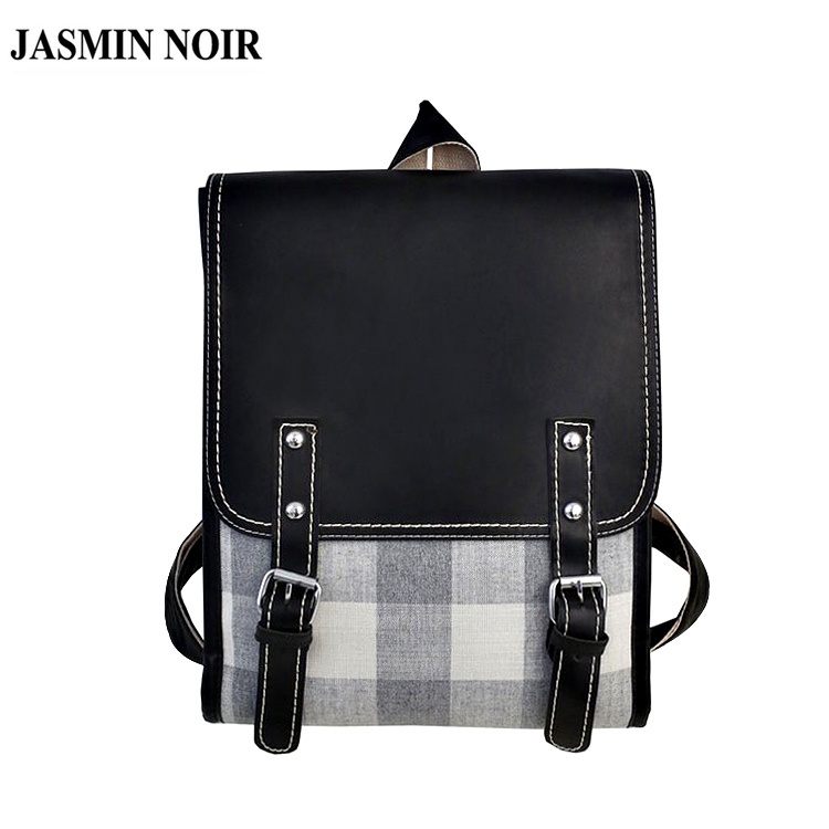 Ba lô vải thời trang phong cách Hàn Quốc JASMIN NOIR cho nữ