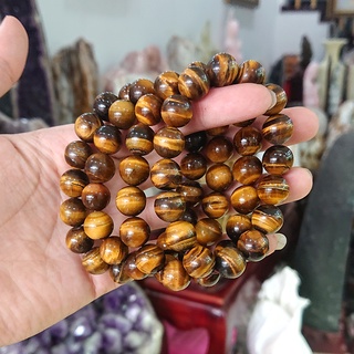 Vòng tay đá mắt hổ nâu