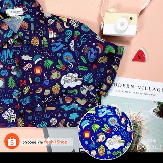 [Yeah1Shop]- Áo sơ mi hoạt hình Winters (M, L, XL) (SMHH)
