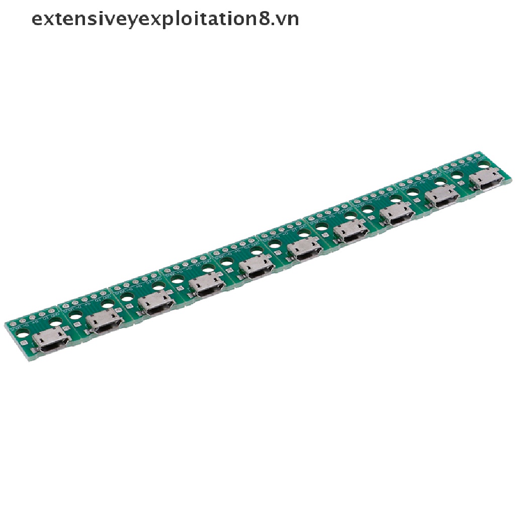 Bộ 10 Bảng Mạch Chuyển Đổi MICRO USB Sang DIP 5Pin Female Chất Lượng Cao