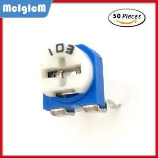 50pcs Điện trở biến thiên / chiết áp tinh chỉnh RM-065 10K 100K