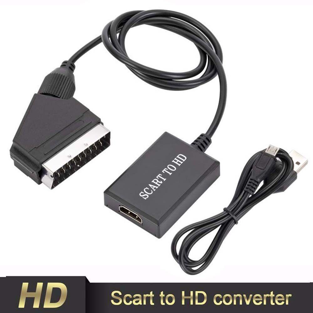 Cáp ChuyểN ĐổI TAYLOR1 SCART Sang HDMI 1080P HD Chuyên DụNg