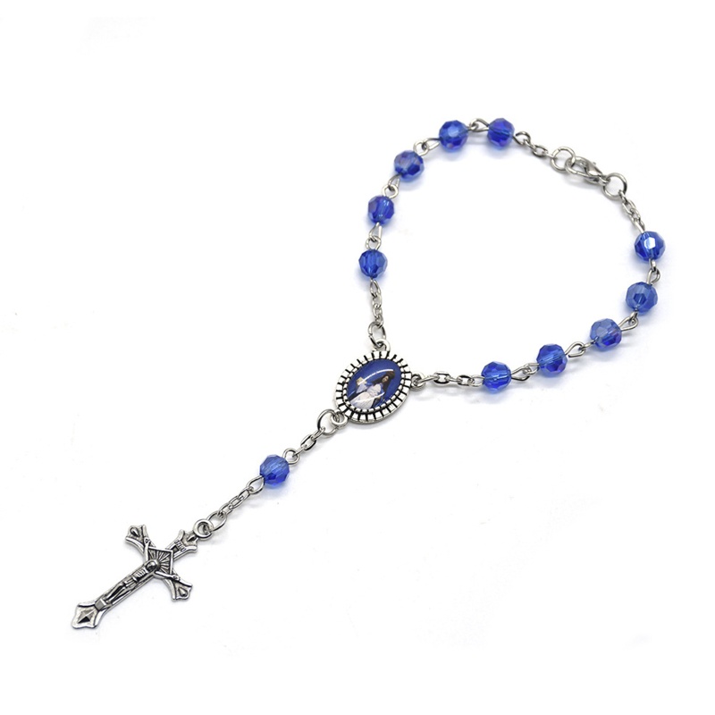 ✿ Vòng Tay Chuỗi Hạt Đá Rosary Và Medal Cho Thanh Thiếu Niên