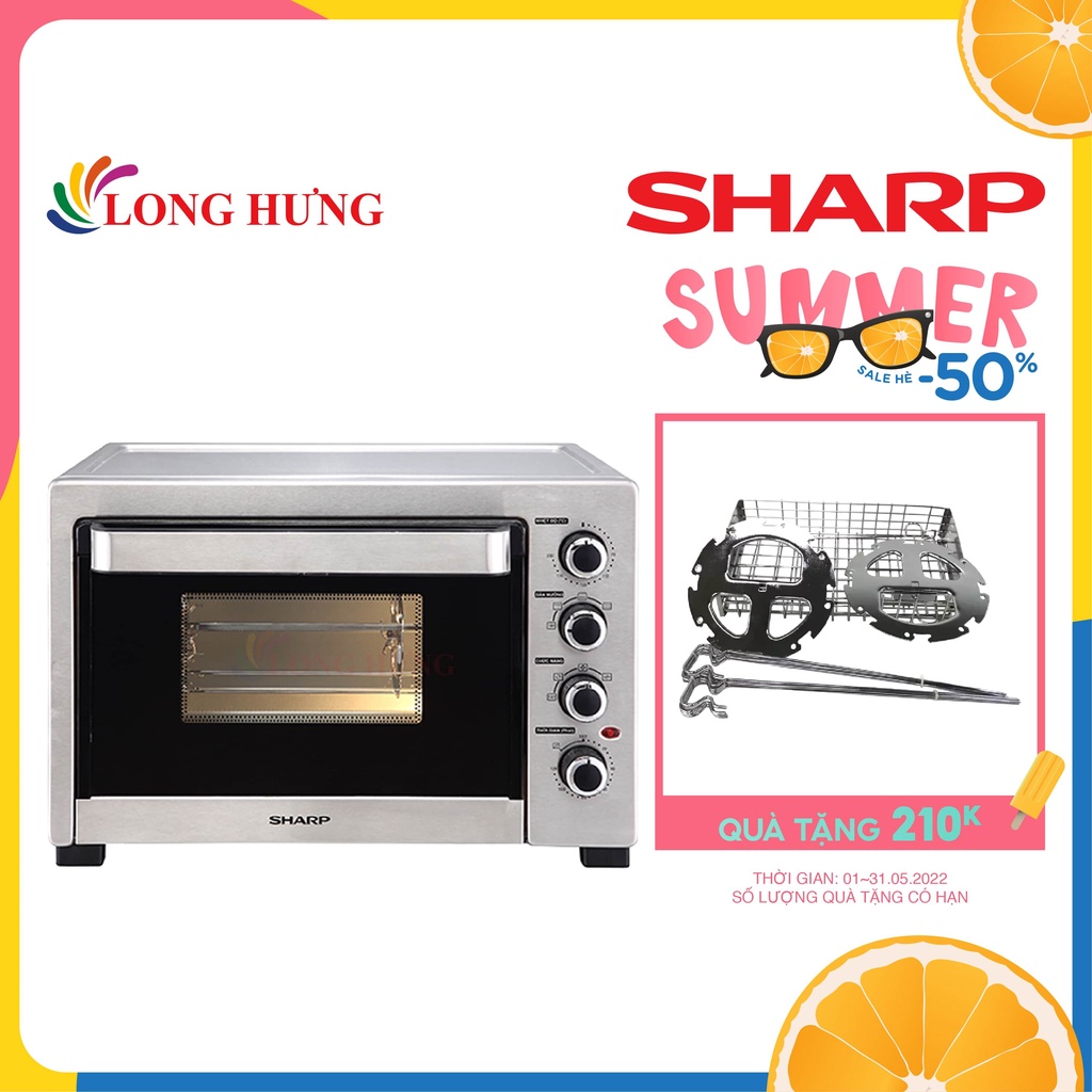 Lò nướng Sharp 32 lít EO-A324RCSV-ST - Hàng chính hãng