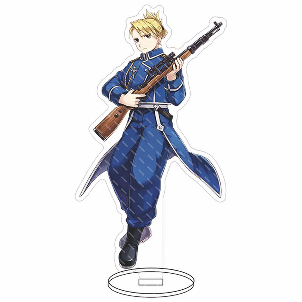 Mô hình nhân vật hoạt hình Fullmetal Alchemist có giá đỡ bằng acrylic