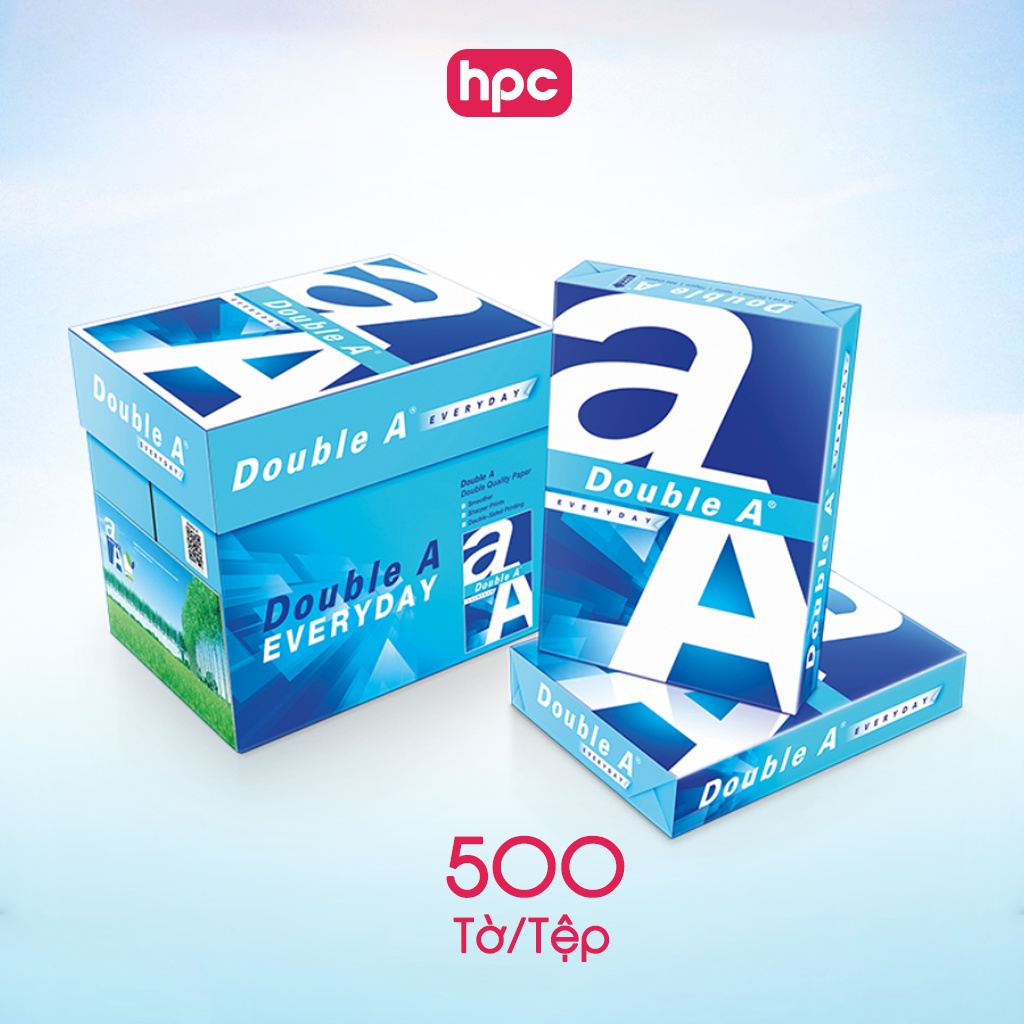 Giấy in photo A4 A5 Double A 70/80 gsm cứng cáp tiện lợi 500 tờ