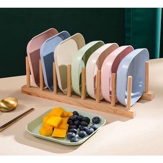 Đĩa đựng thức ăn sang xịn mịn bằng lúa mạch