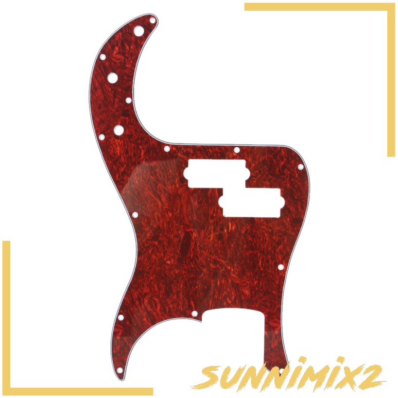 Vỏ BọC ĐàN Guitar Bass PB 3 Ply 13 Lỗ MàU Đỏ Sunnimix2 ChốNg TrầY Xước