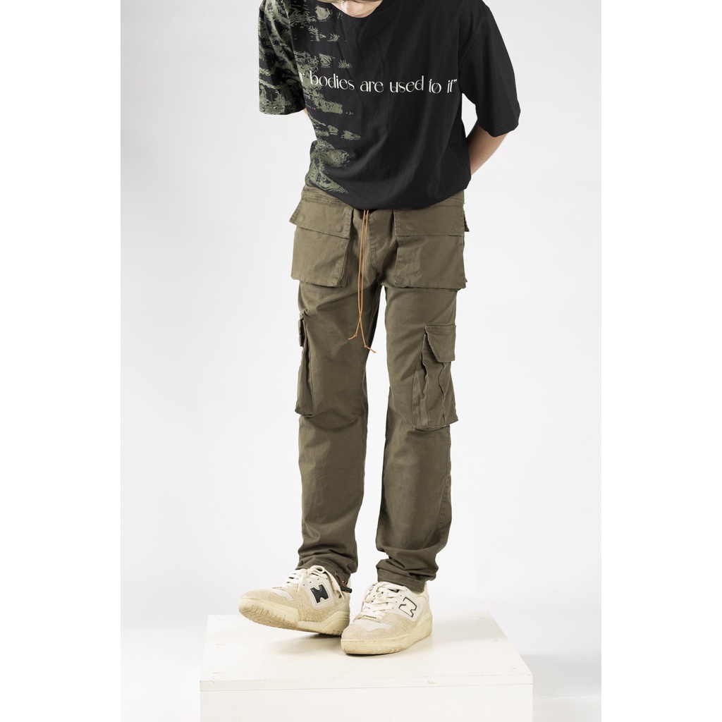 Quần Cargo Túi Hộp SNAZZY Unisex Chất Liệu Kaki Co Giãn Chính Hãng - CARGO V1