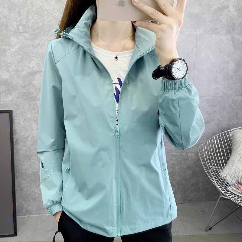 Áo Gió UNI Nữ { Hàng Chính Hãng Cao Cấp } Áo Gió Nữ Chất Dù 2 lớp Dày Dặn Cản Gió Nước Cực Đẹp Loại 1