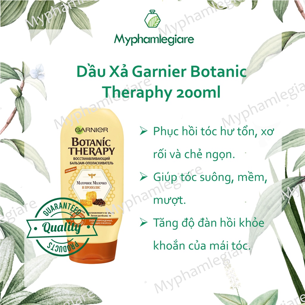 Dầu xả Garnier Botanic Therapy tinh chất mật ong