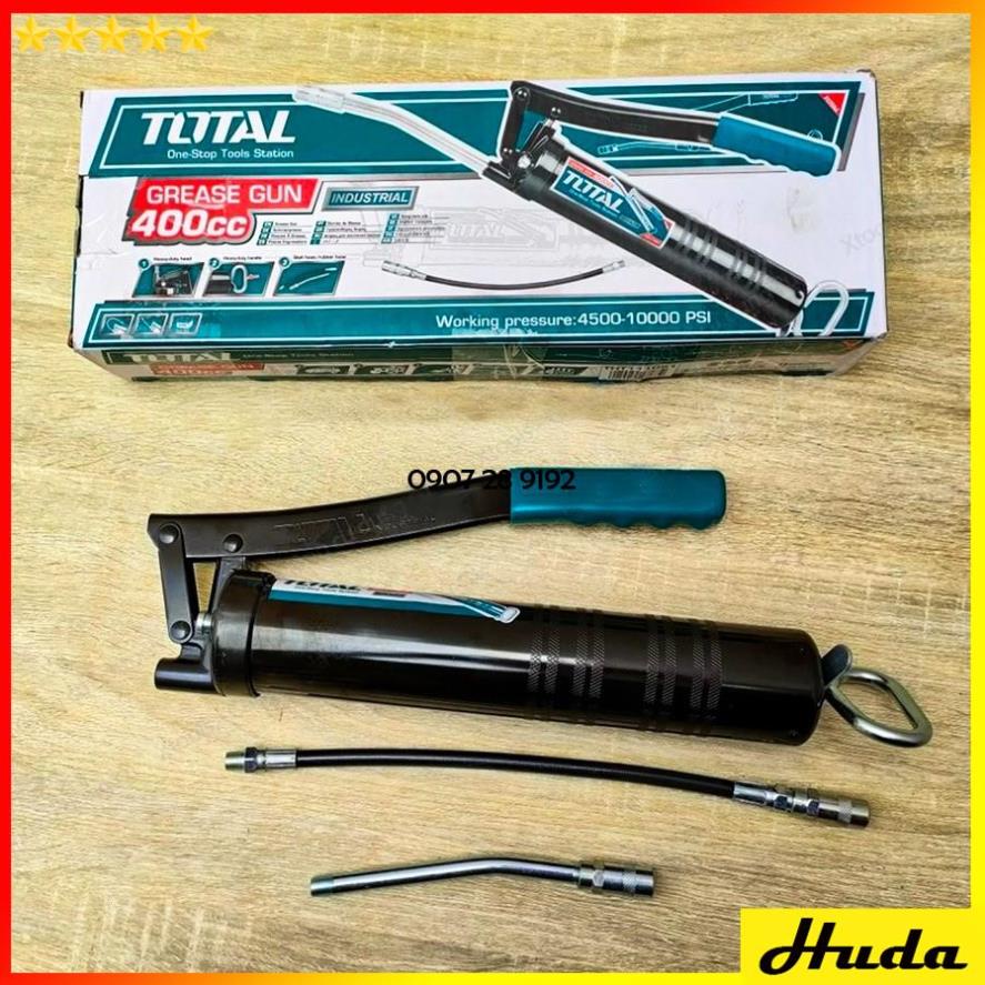 Súng bơm mỡ 400cc 600cc áp suất làm việc 3600-4500 PSI Total Ingco 1234