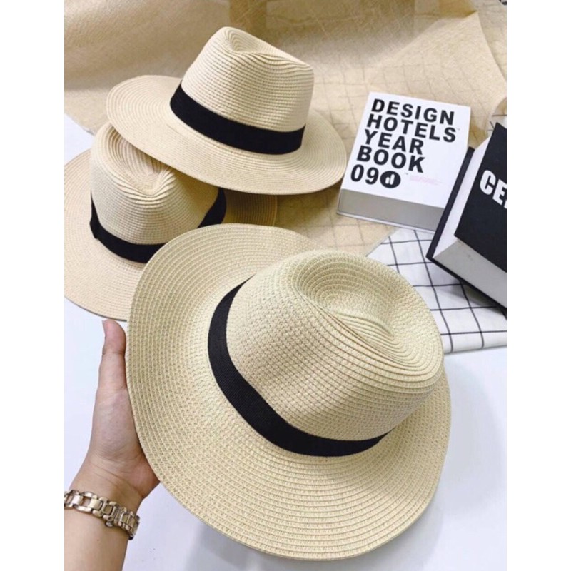 Nón phớt / mũ cói thời trang unisex