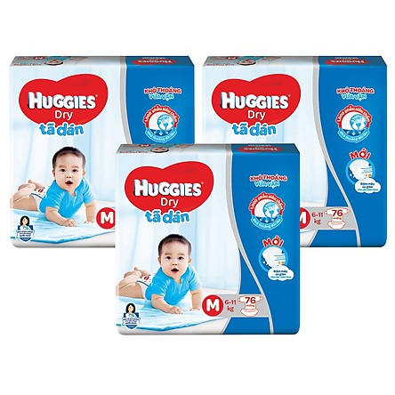 Tã Dán Huggies M76 , L68 , XL62 , XXL56