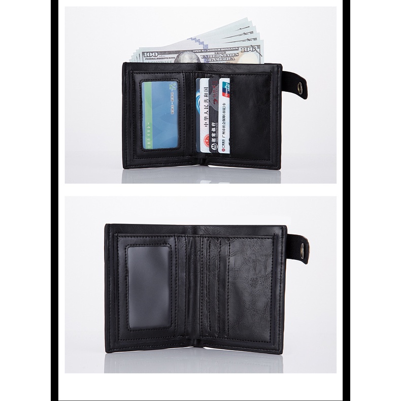 Ví Da Nam Hình Đầu Lâu Đính Đinh Tán Cá Tính