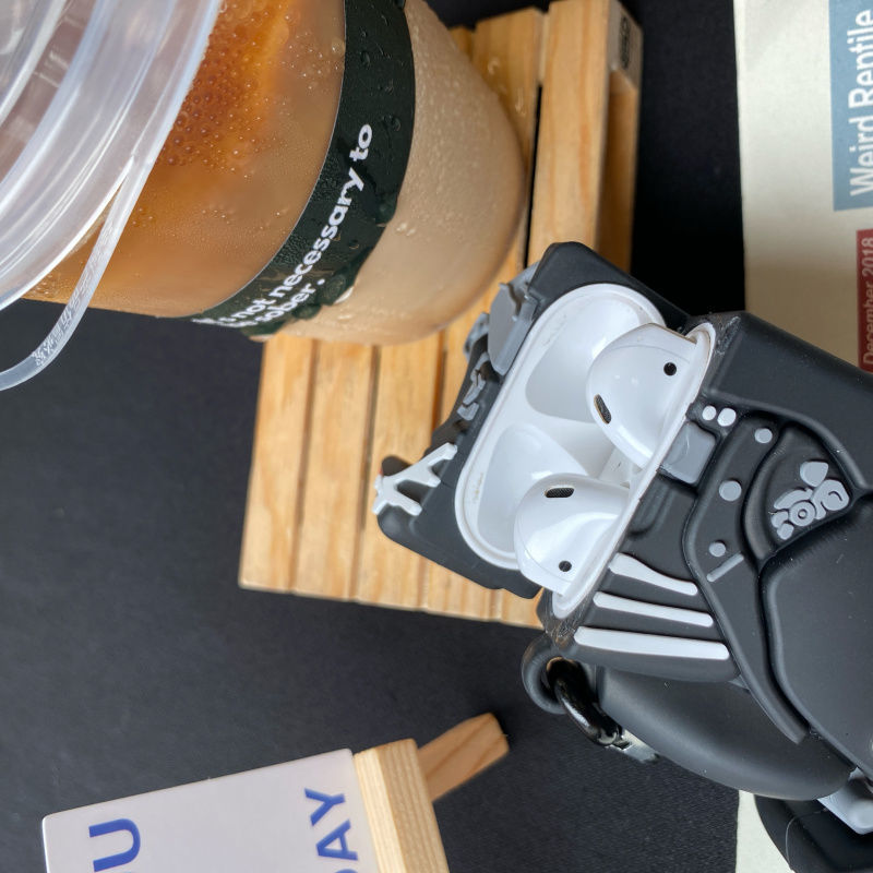 Vỏ đựng bảo vệ hộp sạc tai nghe bằng silicone thích hợp cho Airpods 1/ 2 Pro