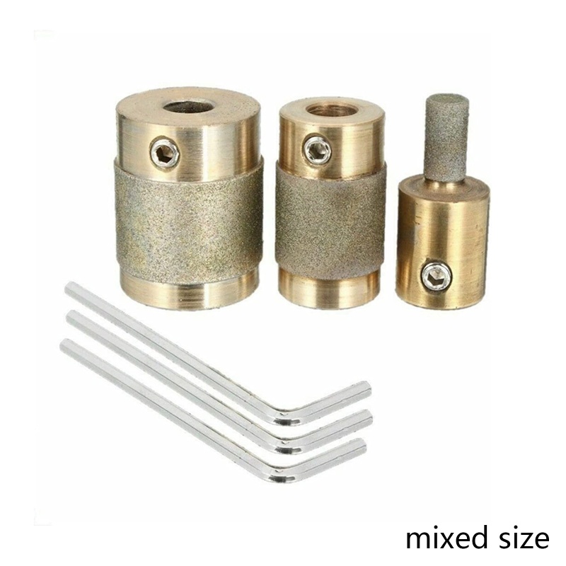 Mũi Mài Kính / Kim Cương Bằng Đồng Thau 3 Kích Cỡ 1 3 / 4 1 / 4 Inch