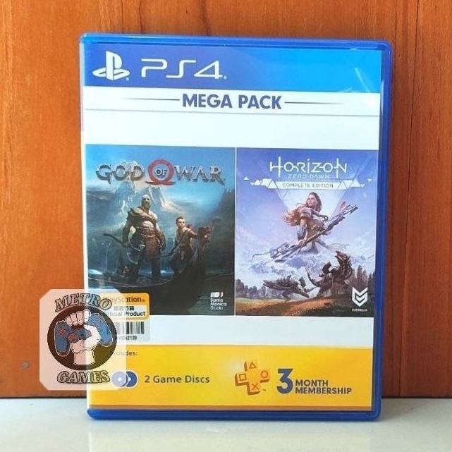 Bộ 3 đĩa cd game God of War Horizon Zero Dawn / Detroit ps4 Region 3