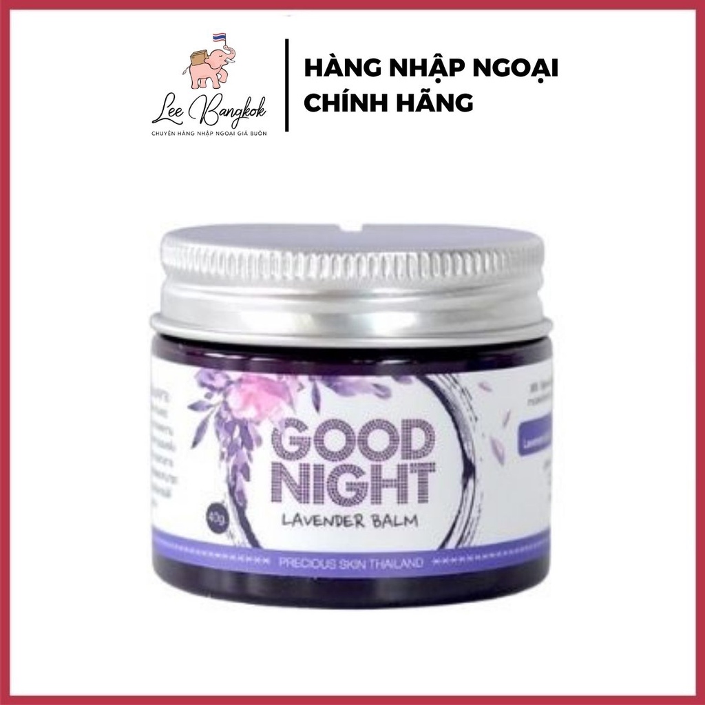 Sáp Bôi Ngủ Ngon Good Night Lavender Balm Giúp Giấc Ngủ Sâu, Dễ Chịu - 40gr - Hàng Mới Về