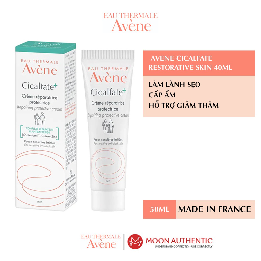 Kem tái tạo giảm thâm hồi phục da Avene Cicalfate Repair Cream 40ml - Mị Đẹp Authentic