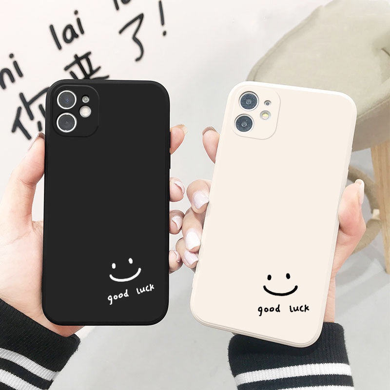 Ốp lưng IPhone Cạnh Vuông  Good Luck 6/6plus/6s/6splus/7/7plus/8/8plus/x/xr/xs/11/12/13/14/pro/max/plus/promax