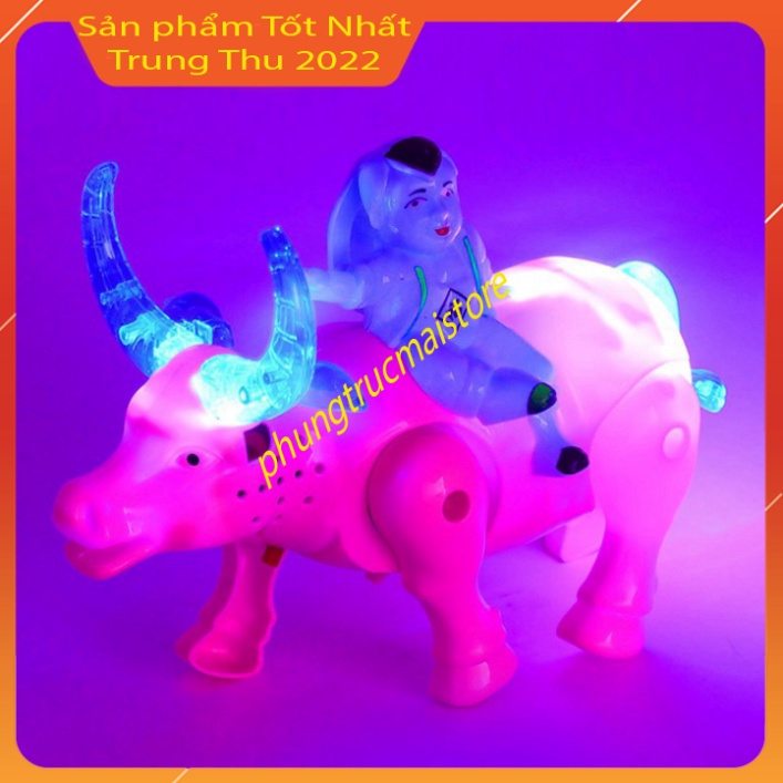 [ĐỒ CHƠI] CON TRÂU CHẠY PIN CHO BÉ ( ĐÃ KÈM PIN, NHẠC ) - [ SHOP CAM KẾT ĐÚNG SP ]