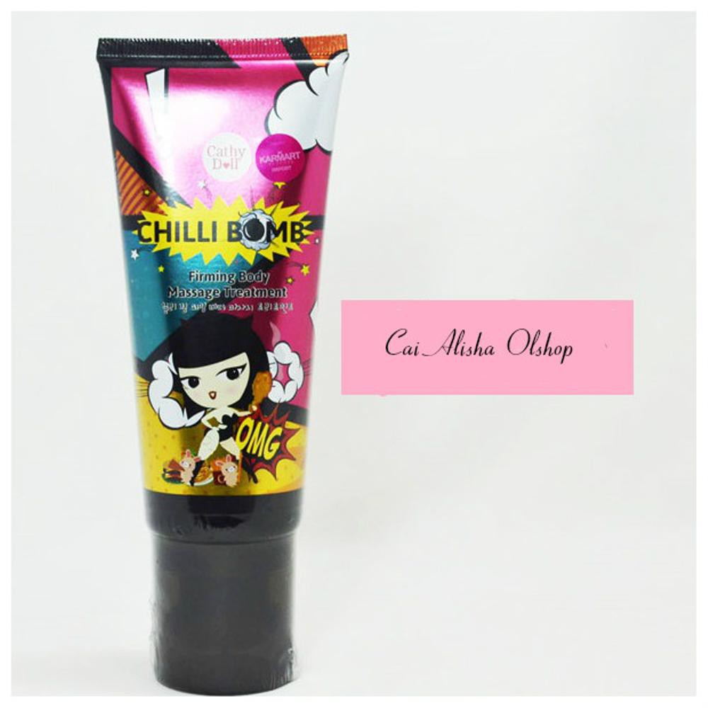 GEL MASSAGE LẠNH CATHY DOLL CHILI BOMB FIRMING BODY 180ML CHÍNH HÃNG - 3470