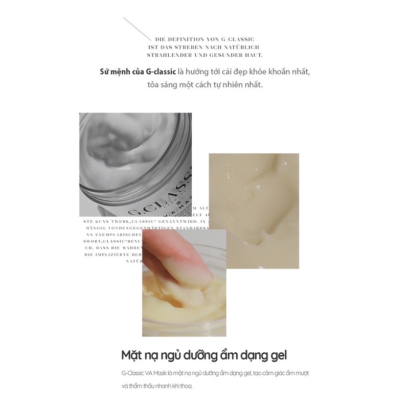 MẶT NẠ V.A MASK BEBALANCE 200G