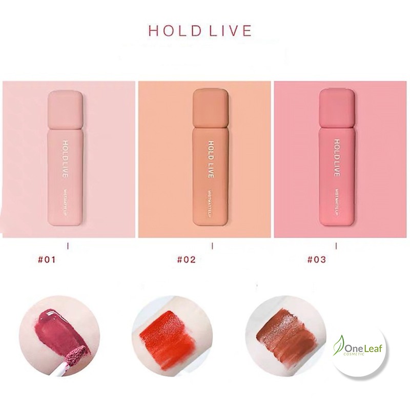 HOLD LIVE - Set 3 cây son kem Holdlive Wonderfull Colorlip Mist Matte Lip OL233