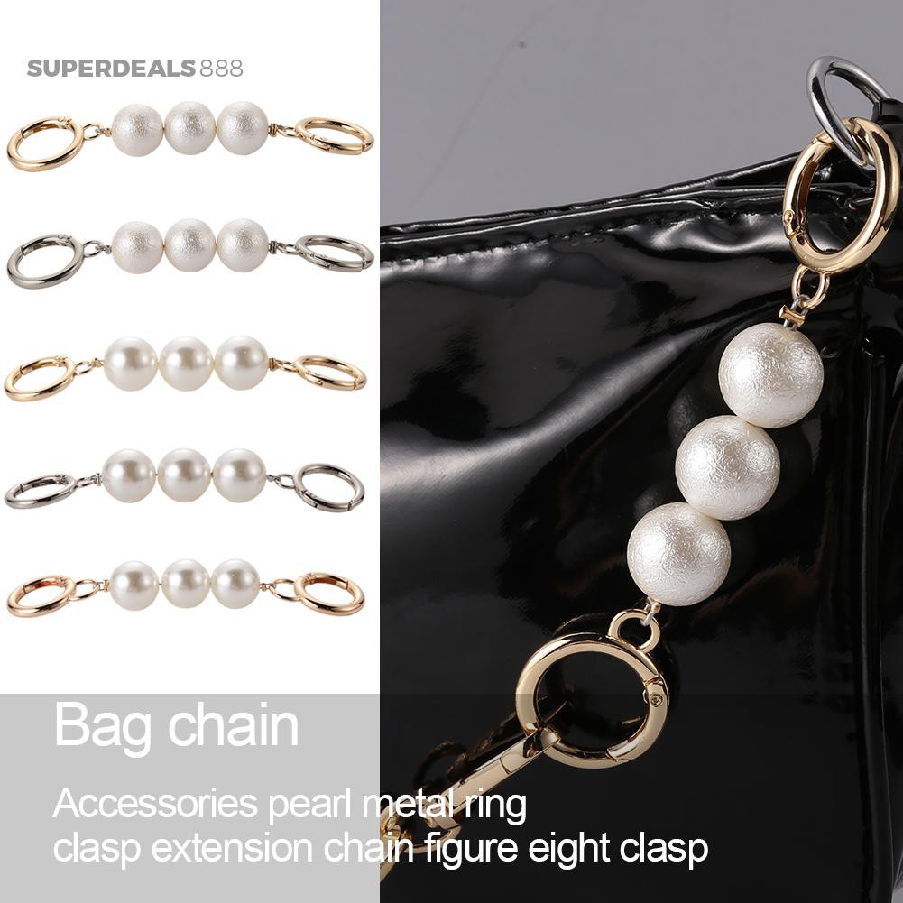 Dây Ngọc Trai Nối Dài Gắn Túi Xách Đeo Chéo Sành Điệu Dành Cho Nữ Superdeals888