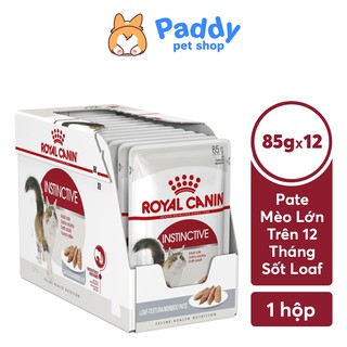 [Hộp 12 gói] Pate Royal Canin Cho Mèo Lớn Instinctive - Loaf