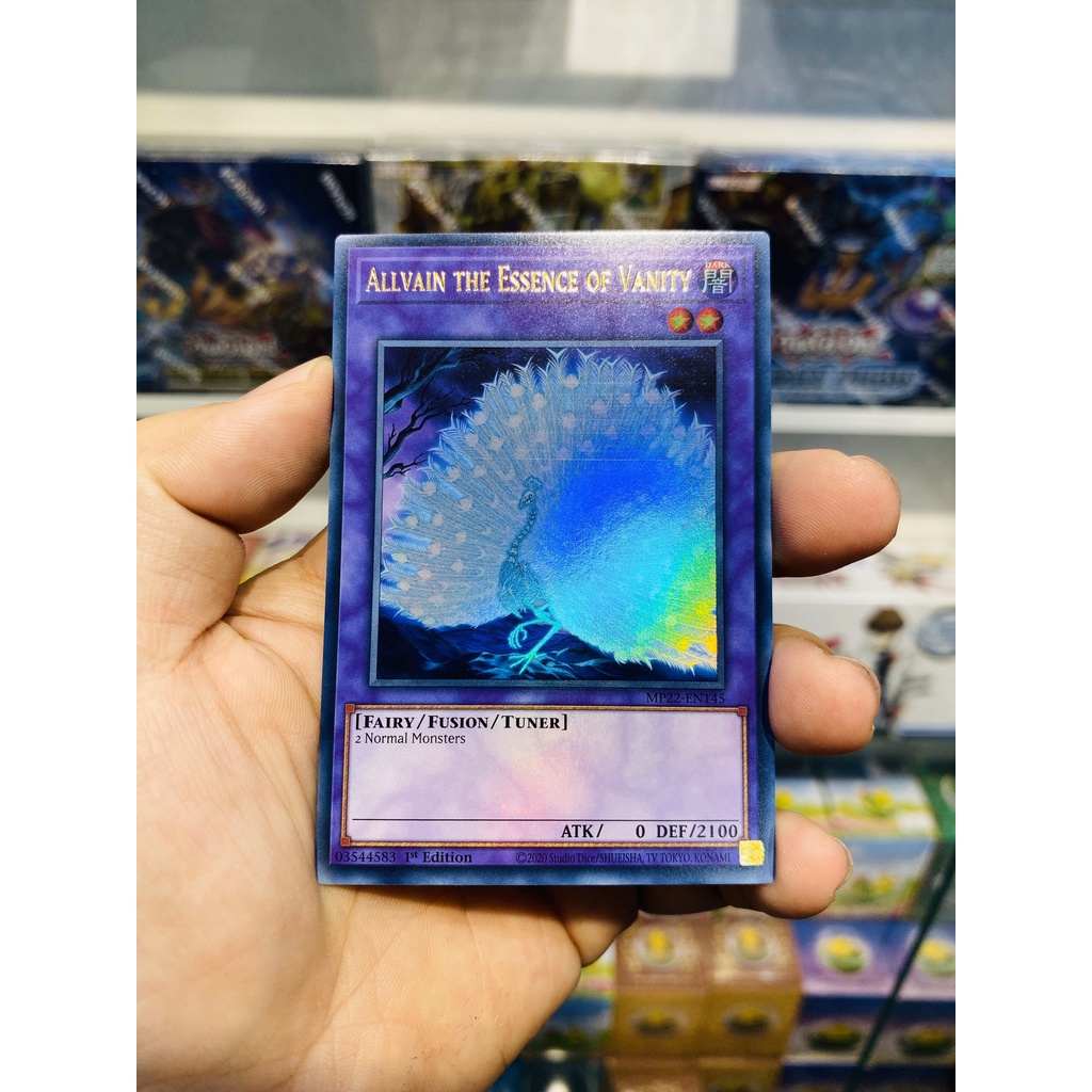 Thẻ Bài YugiOh!Mã MP22-EN145 - Allvain the Essence of Vanity - Ultra Rare - 1st Edition
