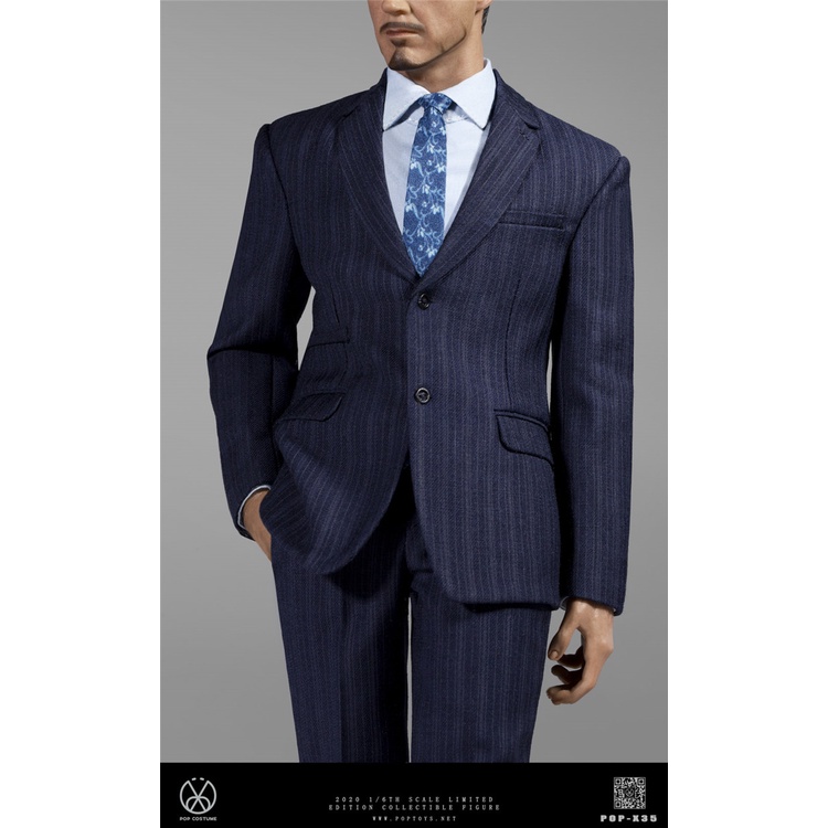 Mô hình trang phục Nam 1/6 Suit Tony Stark X35 - Hãng POPTOYS