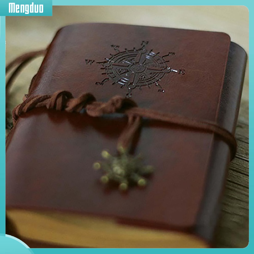 Sổ tay kích thước A5 phong cách retro bìa giả da